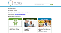 Desktop Screenshot of indiatix.com